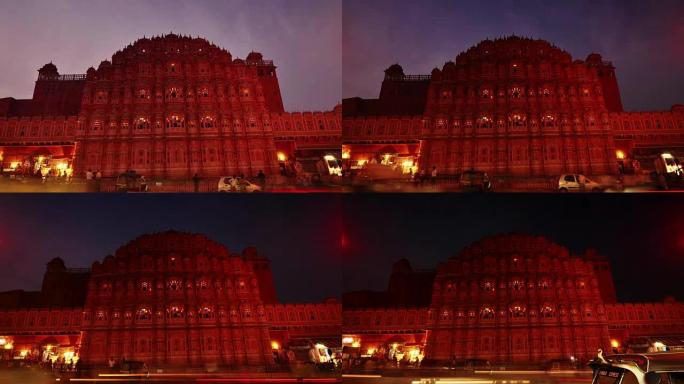 哈瓦·马哈尔-风宫，斋浦尔，印度。