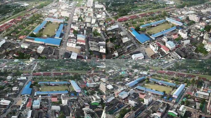 4k时间流逝: 泰国南部的城市，那拉提瓦省