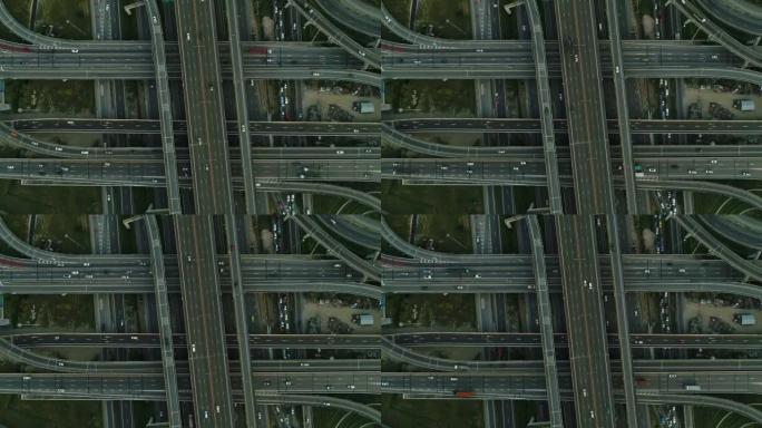 Aerial Shot of a Highway traffic