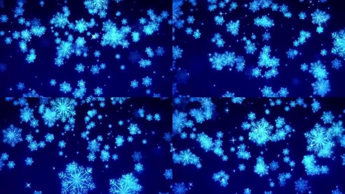 冬天雪的蓝色水晶 [环]