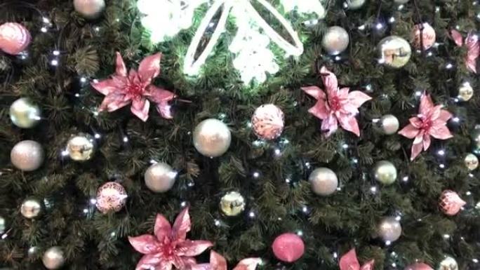装饰圣诞树上的装饰摆设