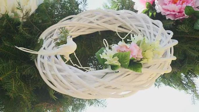 鲜花的婚礼装饰