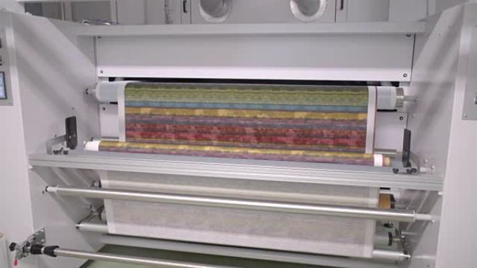 纺织工业中的薄纸打印机