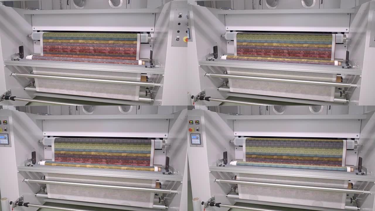 纺织工业中的薄纸打印机