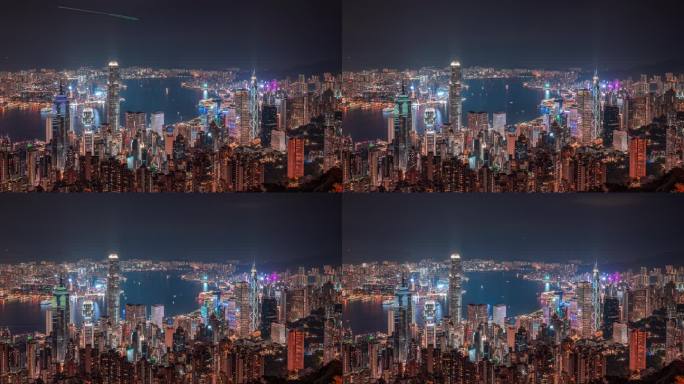 香港城市夜景延时