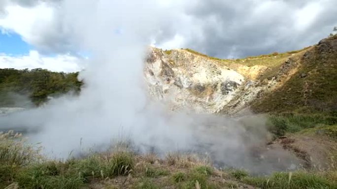 日本北海道著名登别温泉