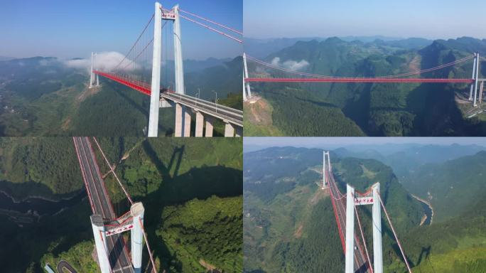 清水河大桥4K航拍