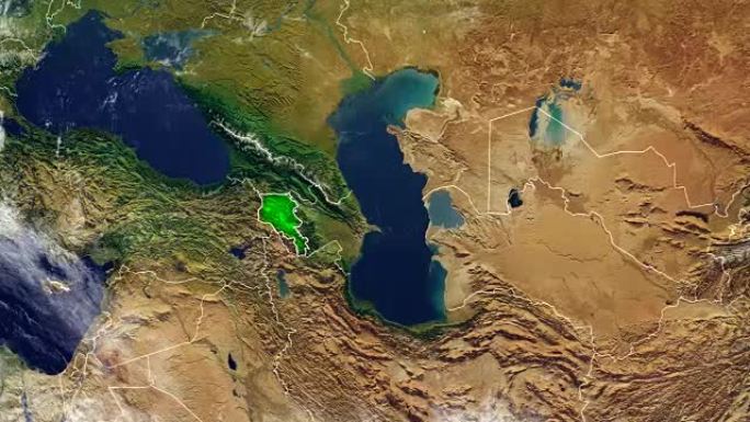 亚美尼亚地图