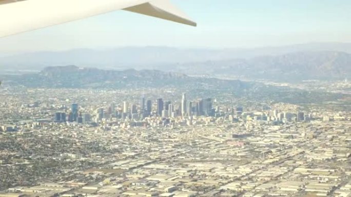 加州洛杉矶鸟瞰城
