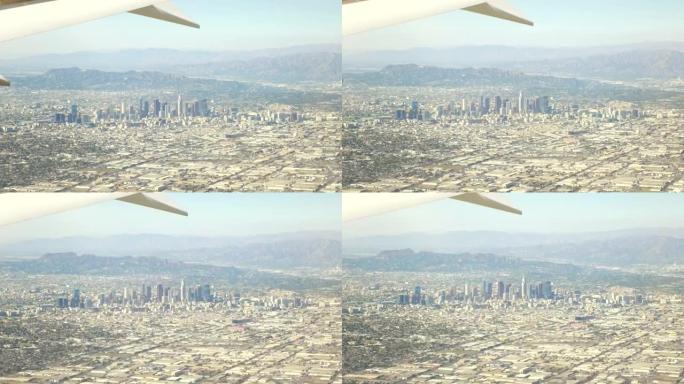 加州洛杉矶鸟瞰城