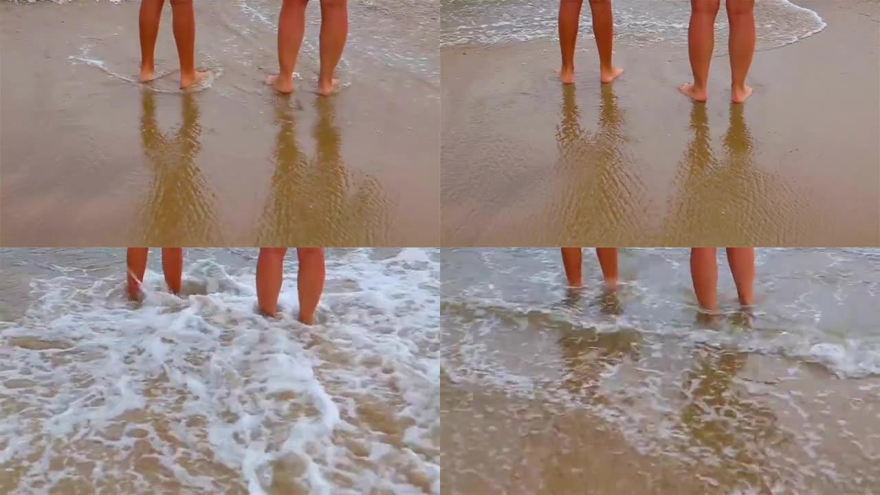 海滩上的人腿，b卷