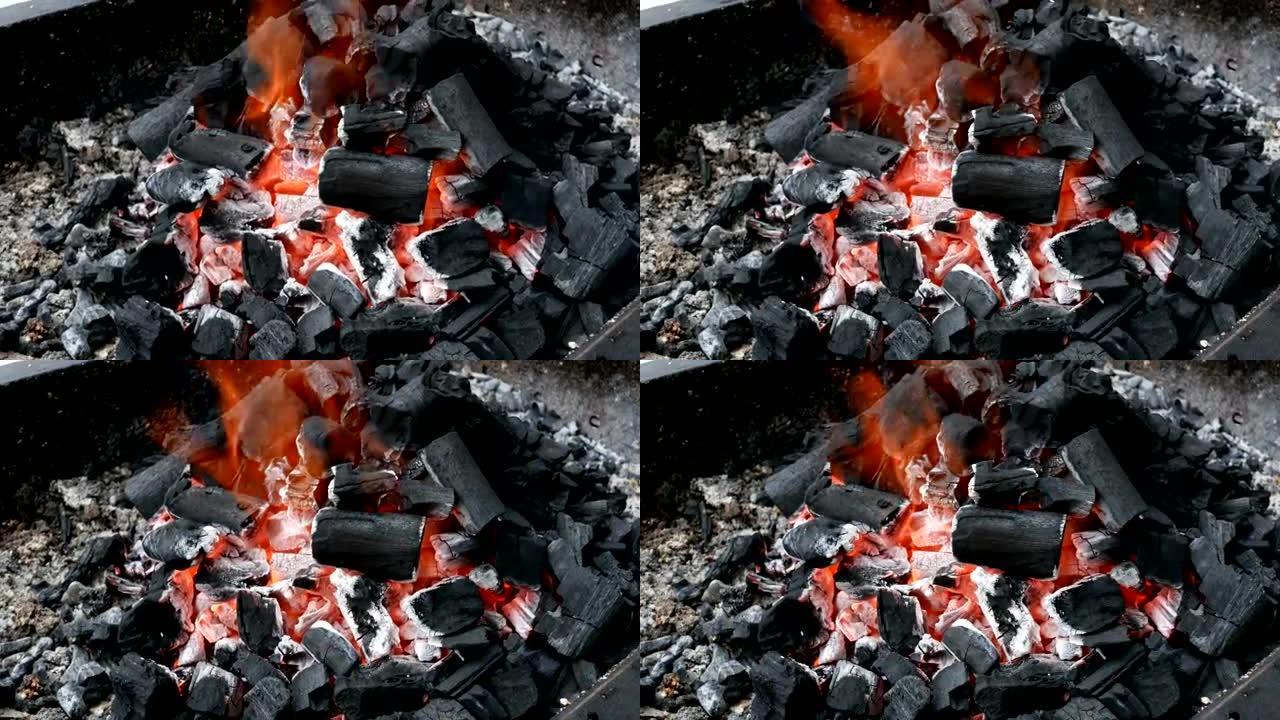 野餐烧烤用木炭