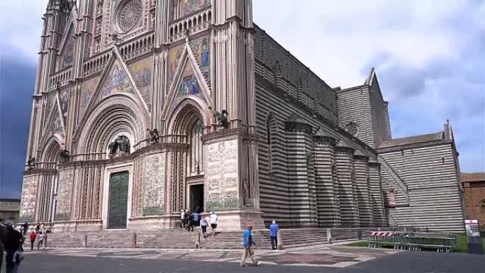 意大利奥维耶托大教堂外立面全景
