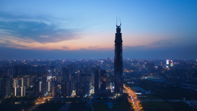 成都夜景全景（东部）