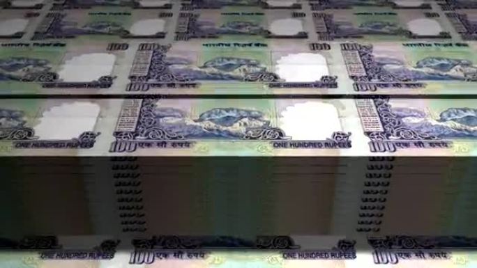 100卢比，纸币在印度使用