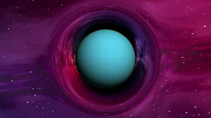 弯曲空间中的天王星