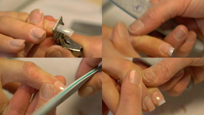 美容师指甲延伸程序