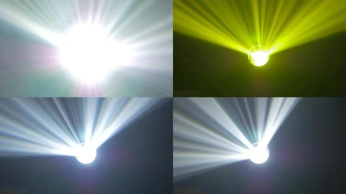 激光传播多束不同颜色的光束