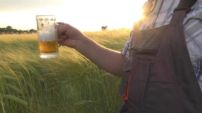 man with beer