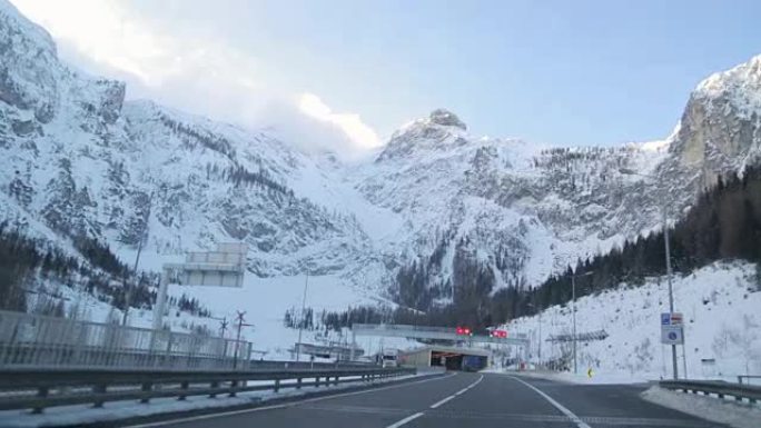 奥地利的冬季驾驶