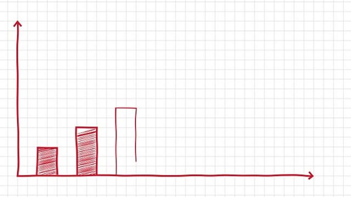 手绘图表信息图表红色