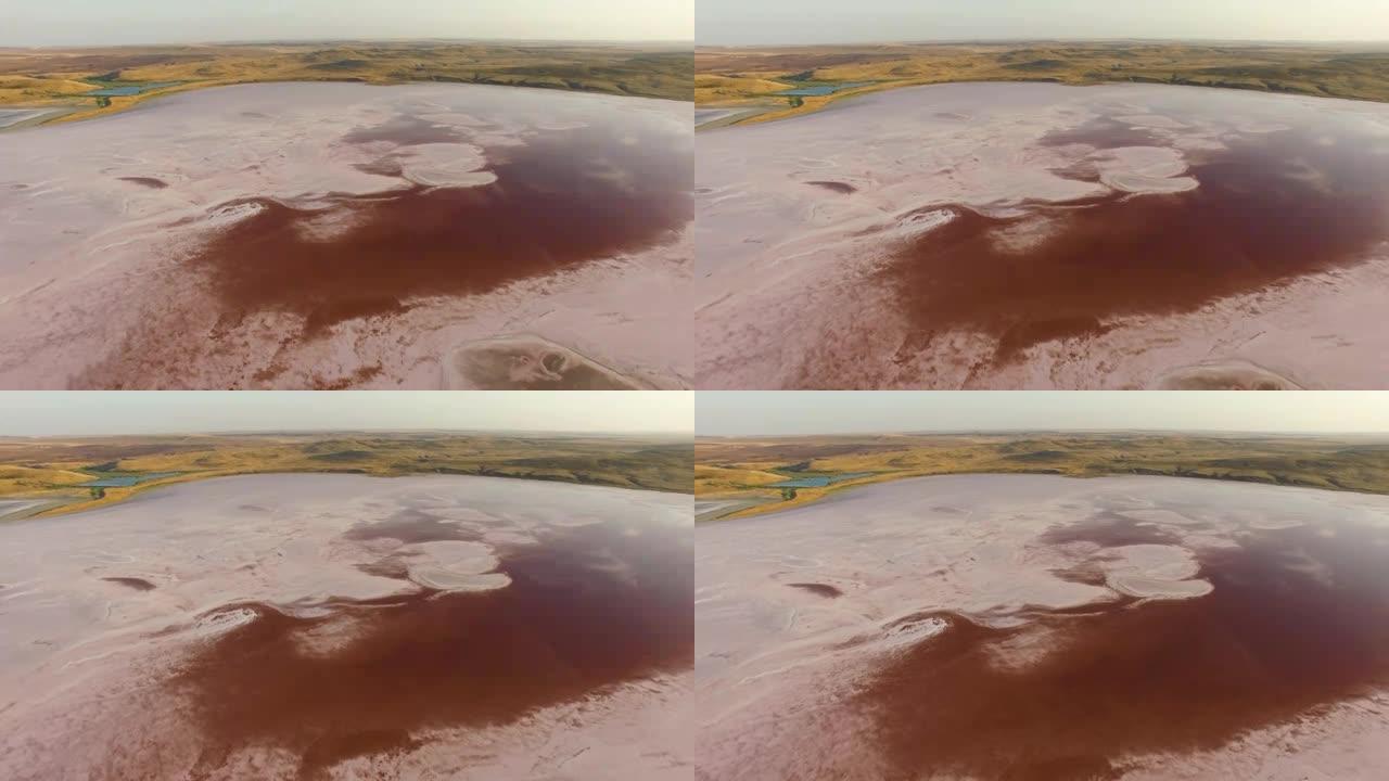 空中: 红盐湖表面
