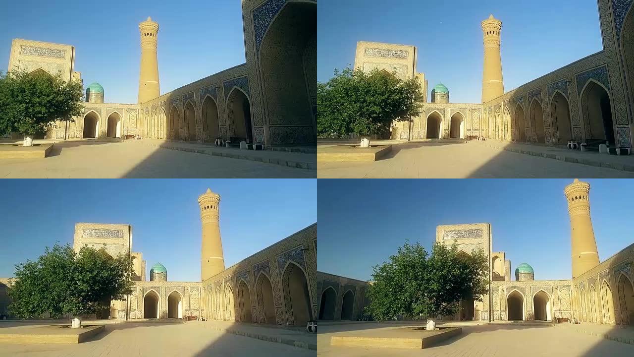 乌兹别克斯坦希瓦的Matniyaz Divan-begi Madrasah。
