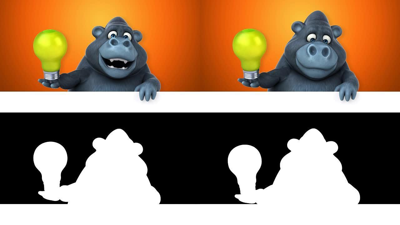 有趣的大猩猩-3D动画