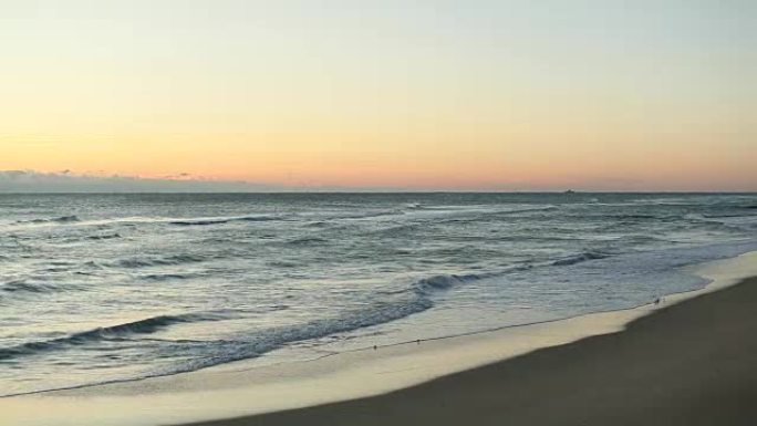 棕榈滩的冷锋日出