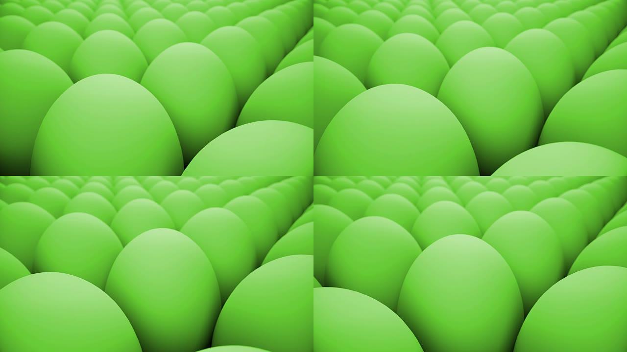 绿色鸡蛋可循环动画