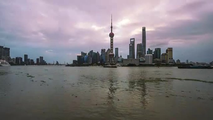 上海延时全景天际线