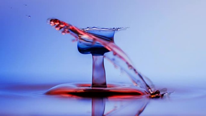 4k Cinemagraph of water droplet in wine abstract b