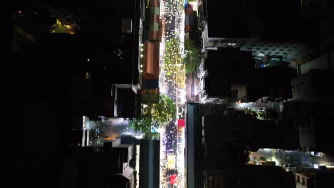 广西桂林城市夜景灯光交通航拍 (77)