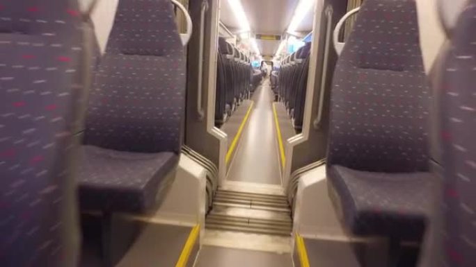 火车座椅内部现代