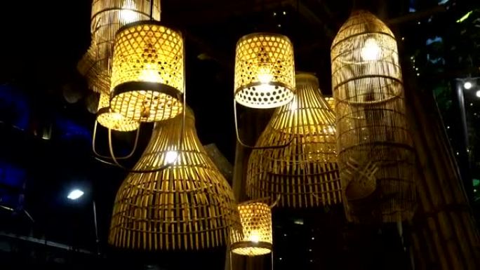 泰国传统竹制灯