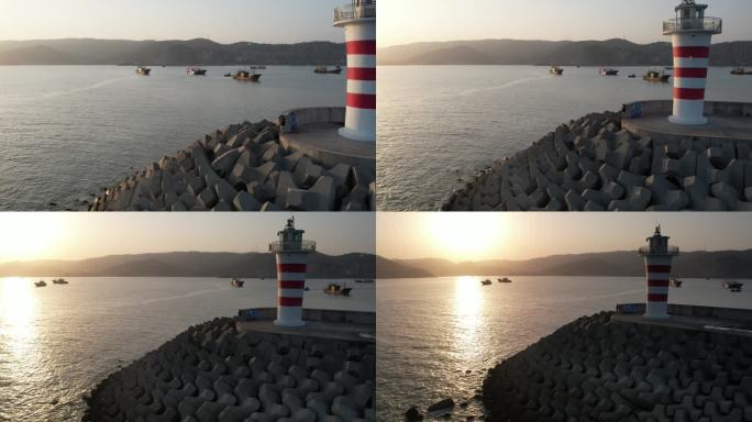 台州玉环坎门后沙灯塔DJI_0442