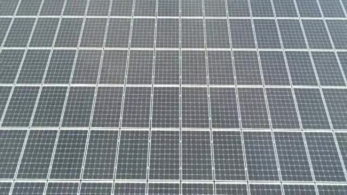 巨大的屋顶太阳能电池板阵列为我们的未来提供了完美的永无止境的模式