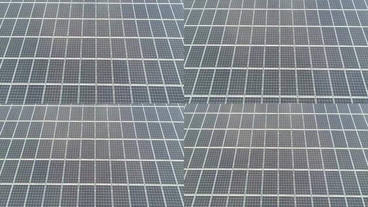 巨大的屋顶太阳能电池板阵列为我们的未来提供了完美的永无止境的模式