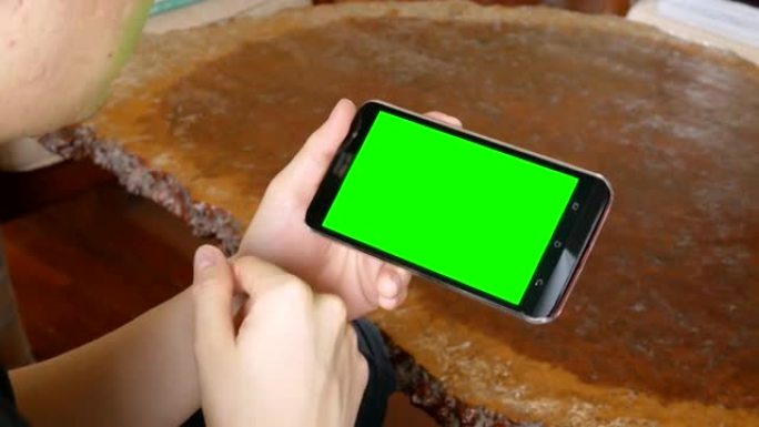 客厅色键手用手机模拟绿屏-国内室内场景