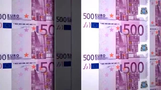 国家铸币厂印刷500欧元纸币