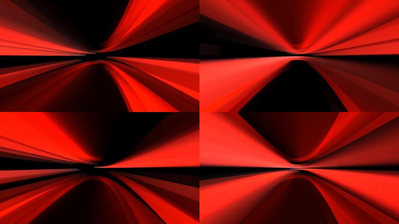 线条红色几何抽象