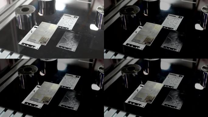 激光雕刻机打印印刷电路板的布局
