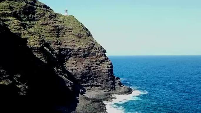 夏威夷灯塔山悬崖