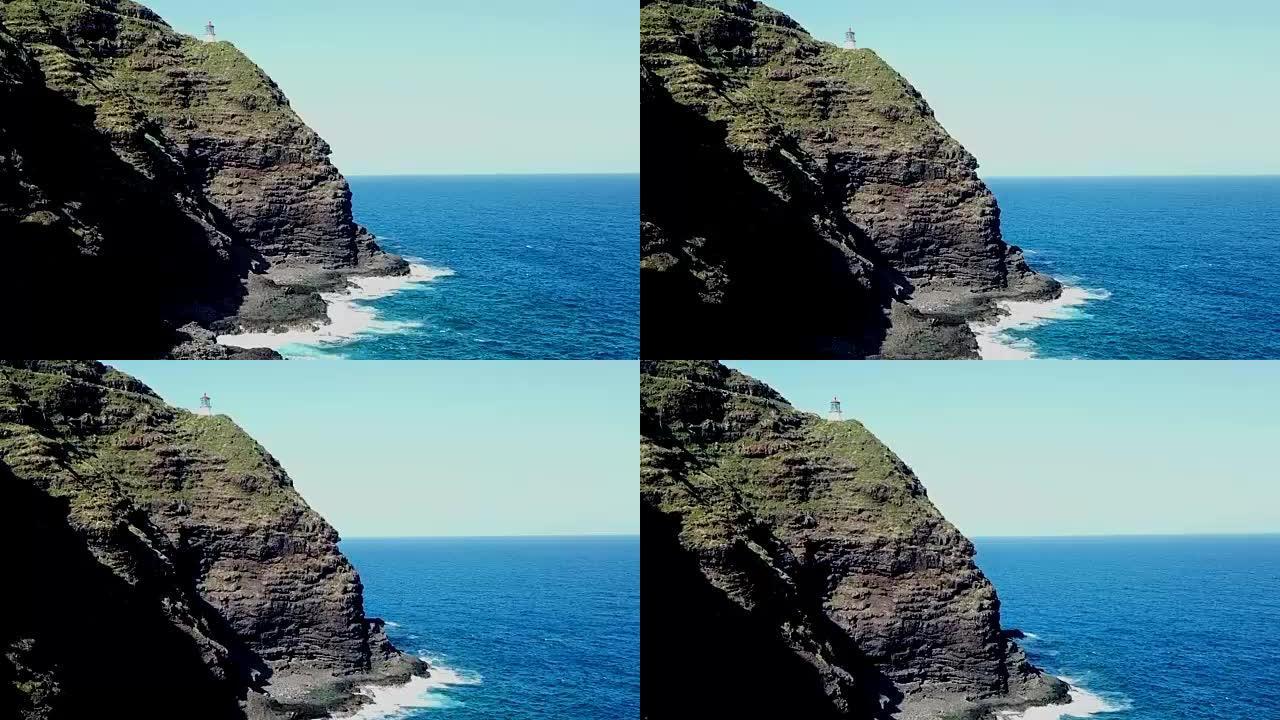 夏威夷灯塔山悬崖
