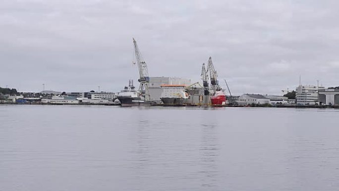 挪威斯塔万格的造船厂