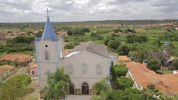 教堂在Santo ant ô nio dos Lopes，马，巴西