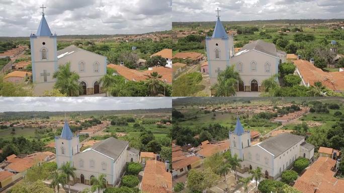 教堂在Santo ant ô nio dos Lopes，马，巴西