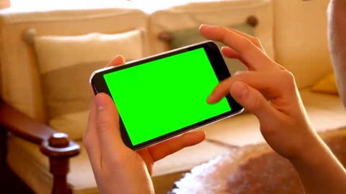 客厅色键手用手机模拟绿屏-国内室内场景