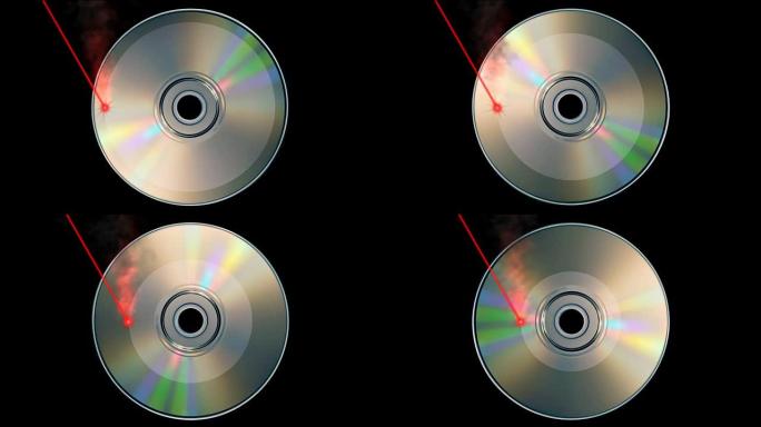 CD DVD录制进度动画