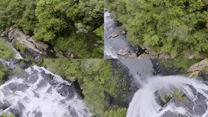 Caracol Falls in Canela，RS，巴西